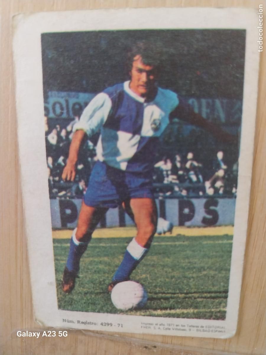 Cromos de Futebol: JENARO SABADELL ED FHER LIGA 1971 72 71 CROMO ORIGINAL RECUPERADO