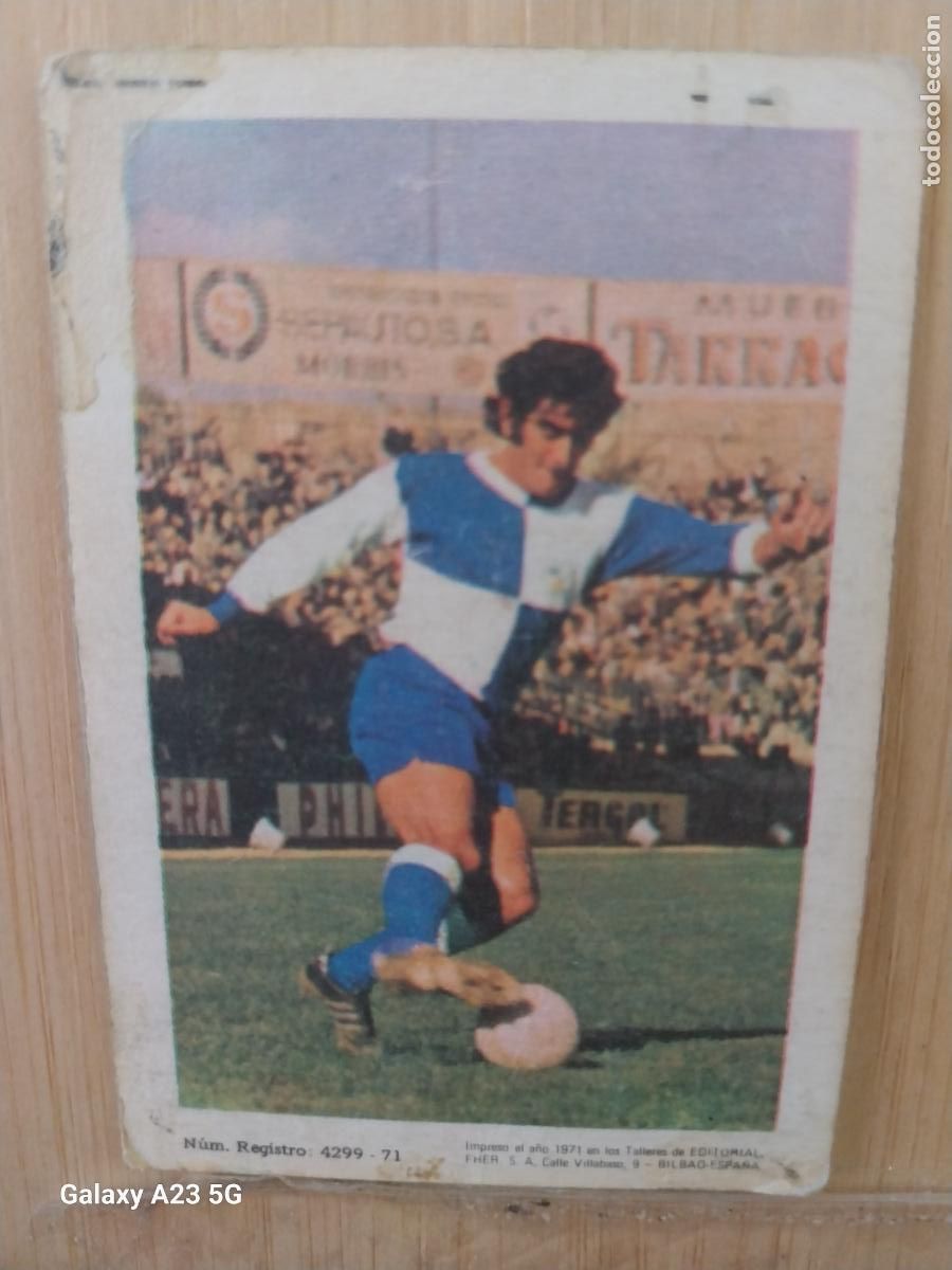 Cromos de Futebol: MARA&Ntilde;ON SABADELL ED FHER LIGA 1971 72 71 CROMO ORIGINAL RECUPERADO