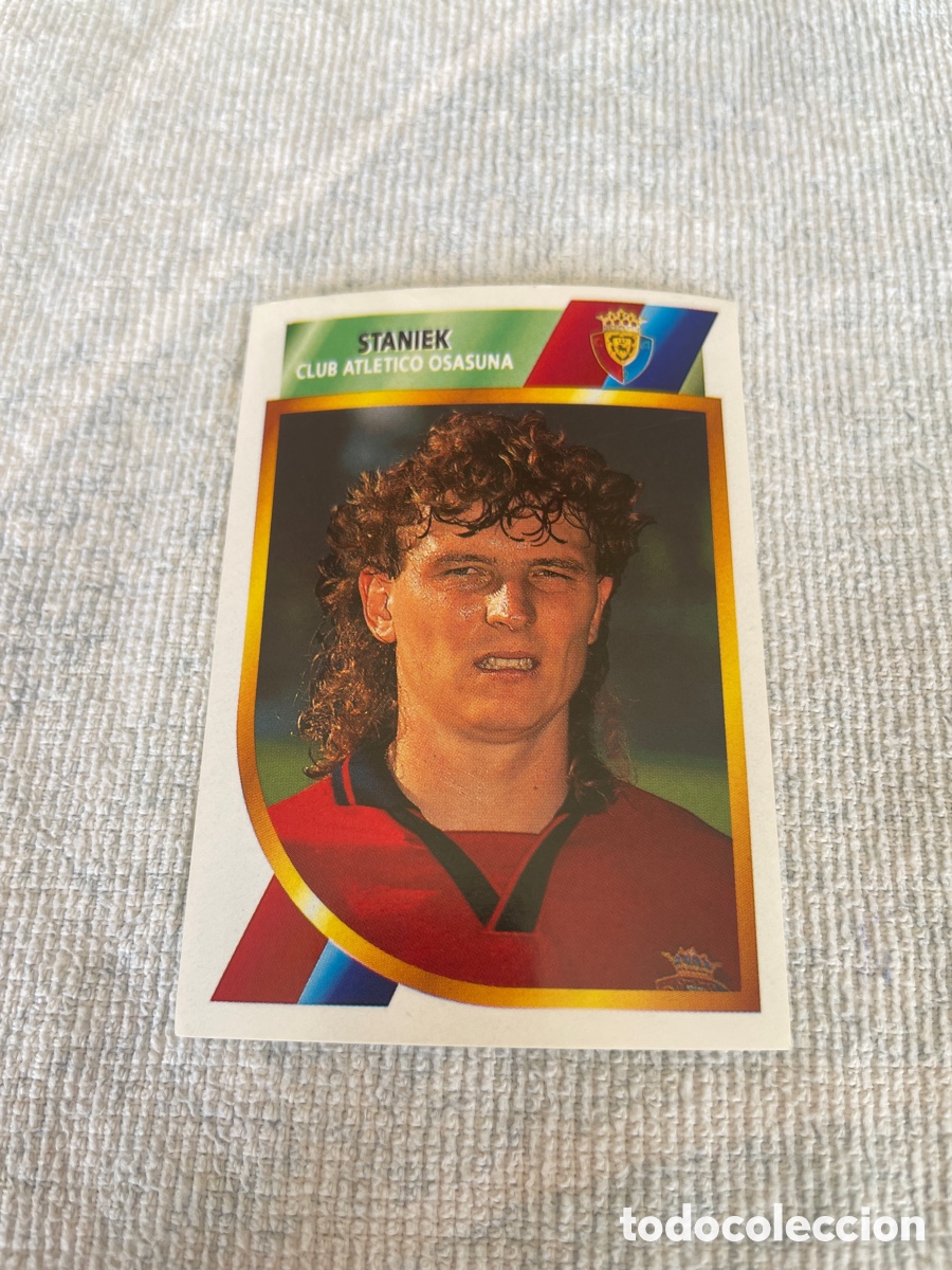 Cromos de Futebol: FUTBOL 2&ordf;DIVISION LIGA 94-95 STANIEK OSASUNA Sin pegar