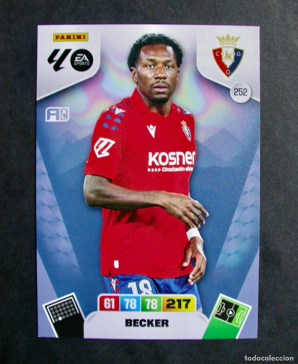 Cromos de Futebol: 252 BECKER / OSASUNA / ADRENALYN XL LIGA 2025-2026 25-26 / PANINI