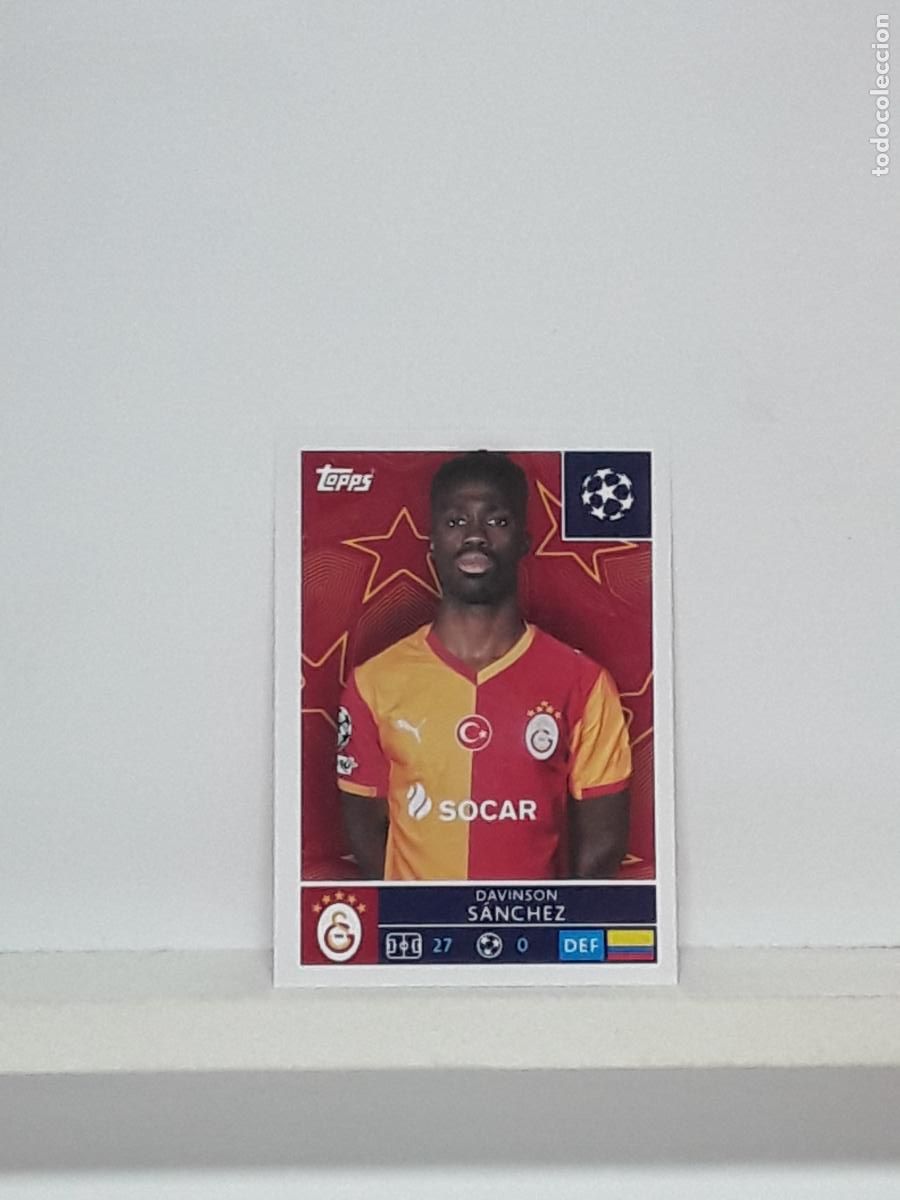 Cromos de Futebol: CHAMPIONS STICKER 2025 2026 25 26 ALBUM TOPPS LEAGUE N 228 GARATASARAY DAVINSON SANCHEZ