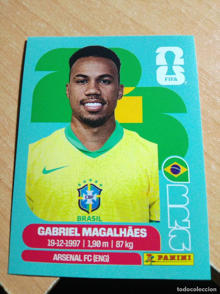 Cromos de f&uacute;tbol: GABRIEL MAGALH&Atilde;ES BRASIL BRA 6 MUNDIAL FIFA WORLD CUP 2026 26 PANINI STICKERS NUEVO