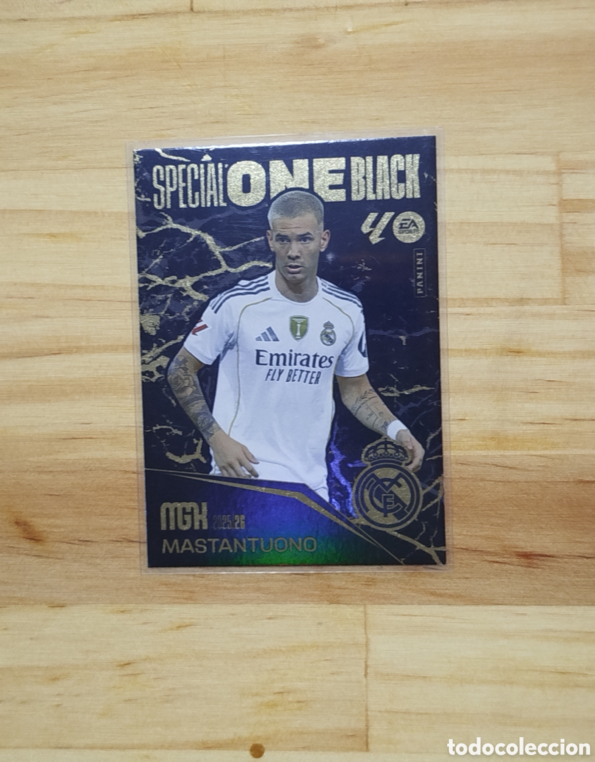 Cromos de f&uacute;tbol: Special one black Mastantuono