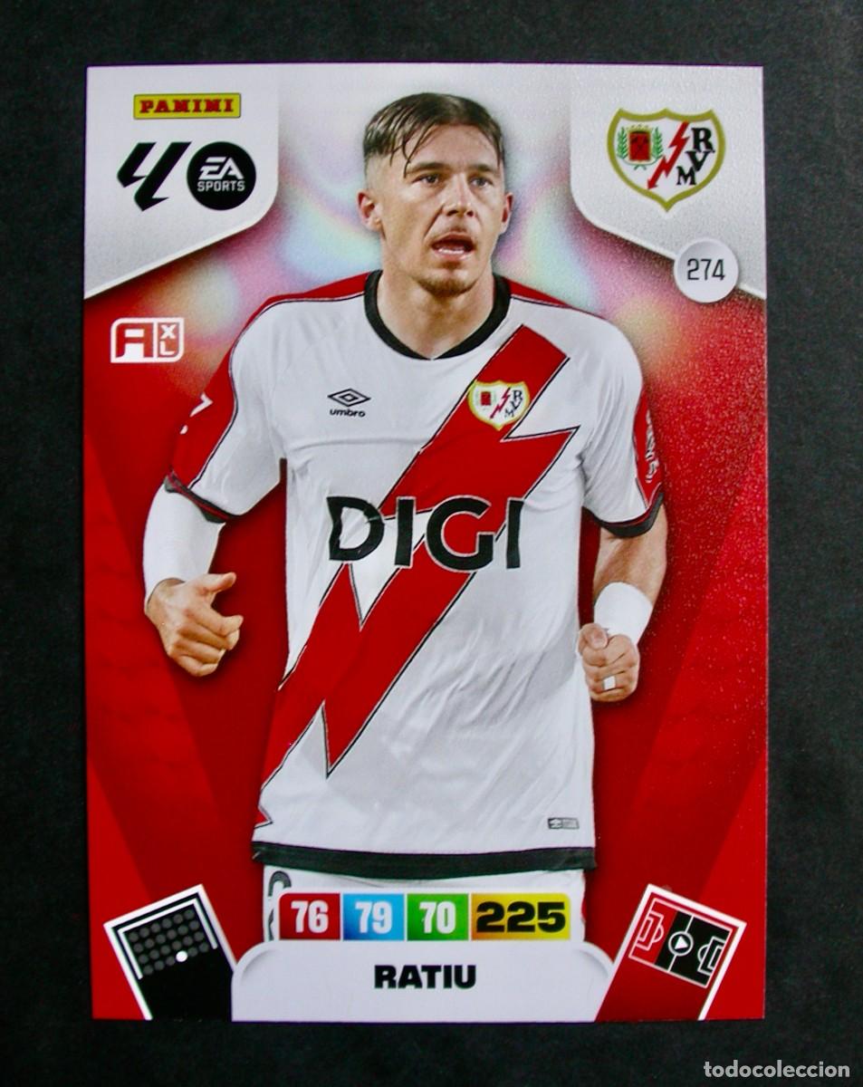 Cromos de f&uacute;tbol: 274 RATIU / RAYO VALLECANO / ADRENALYN XL LIGA 2025-2026 25-26 / PANINI