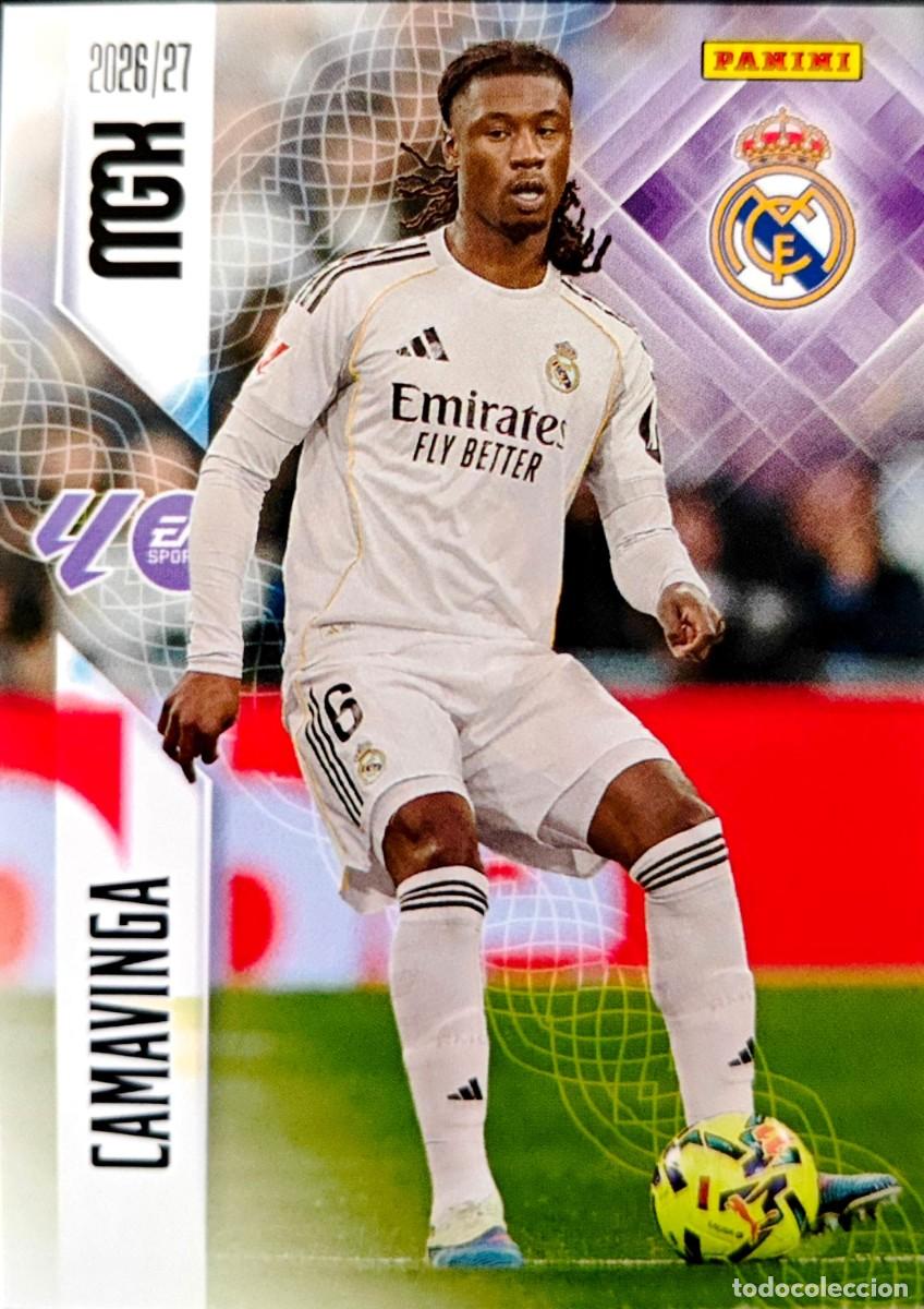 Cromos de f&uacute;tbol: 227 Eduardo Camavinga - Real Madrid - PANINI Megacracks MGK 2026 2027 26 27