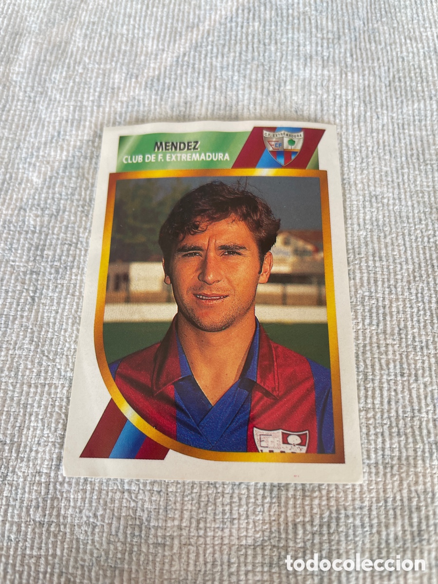 Cromos de f&uacute;tbol: FUTBOL 2&ordf;DIVISION LIGA 94-95 MENDEZ EXTREMADURA Sin pegar