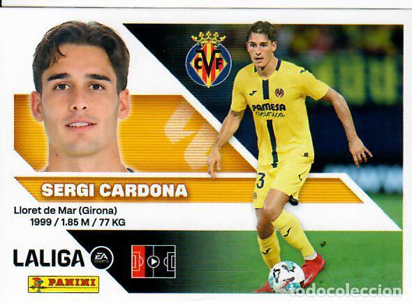Cromos de f&uacute;tbol: CROMO PANINI LIGA ESTE 26 27 - N&ordm; 10 - SERGI CARDONA - VILLARREAL