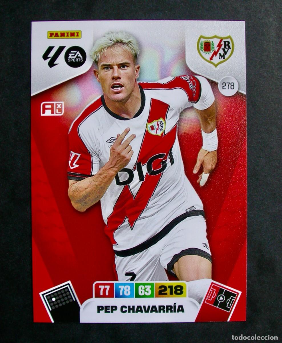 Cromos de f&uacute;tbol: 278 PEP CHAVARR&Iacute;A / RAYO VALLECANO / ADRENALYN XL LIGA 2025-2026 25-26 / PANINI