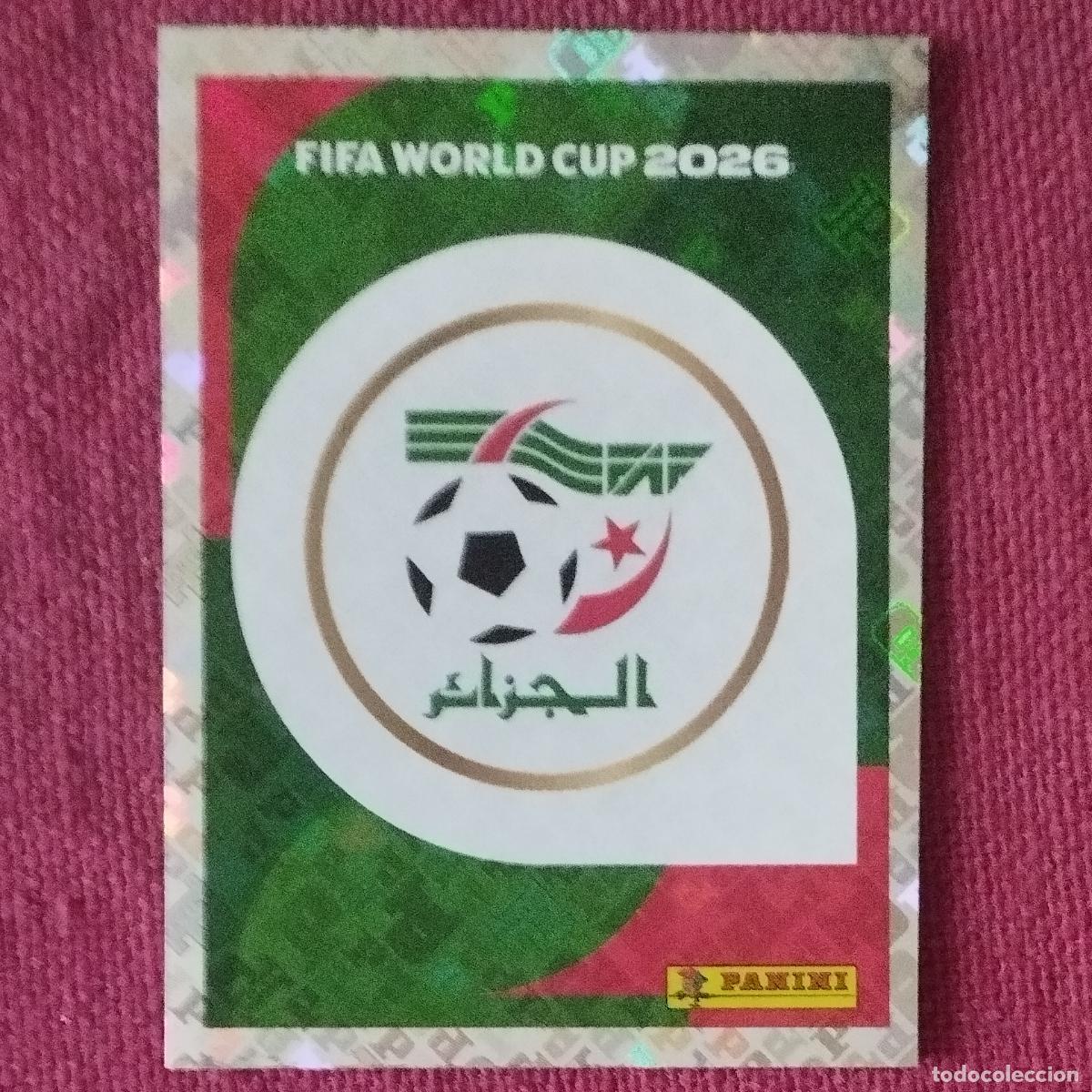 Cromos de f&uacute;tbol: ESCUDO DE ARGELIA - ALG 1 - MUNDIAL DE FUTBOL - FIFA WORLD CUP 2026