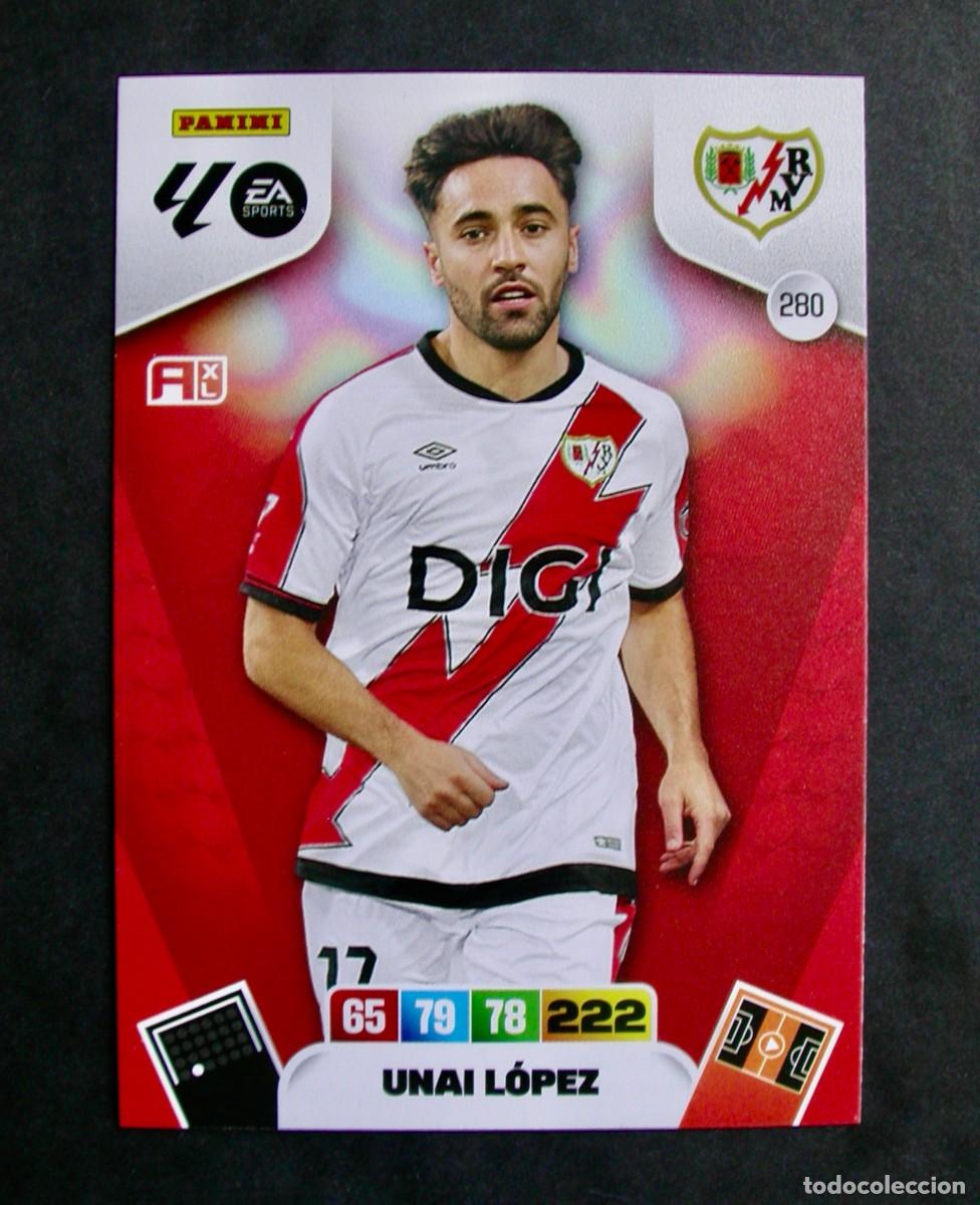 Cromos de f&uacute;tbol: 280 UNAI L&Oacute;PEZ / RAYO VALLECANO / ADRENALYN XL LIGA 2025-2026 25-26 / PANINI