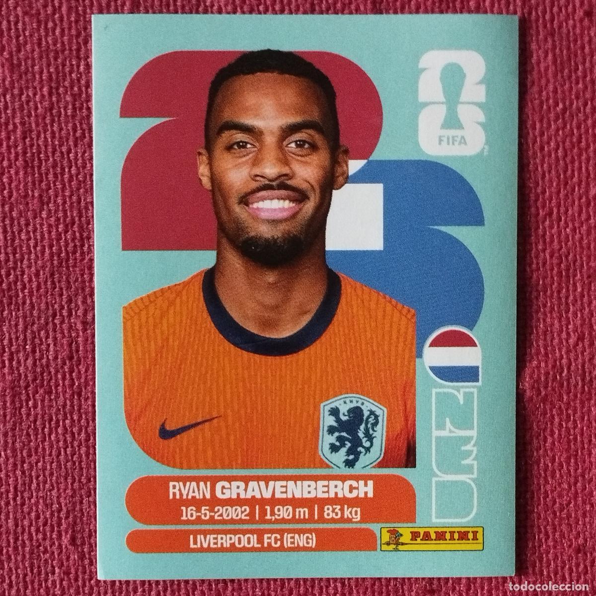 Cromos de f&uacute;tbol: RYAN GRAVENBERCH - NED 11 - NEDERLAND - MUNDIAL DE FUTBOL - FIFA WORLD CUP 2026