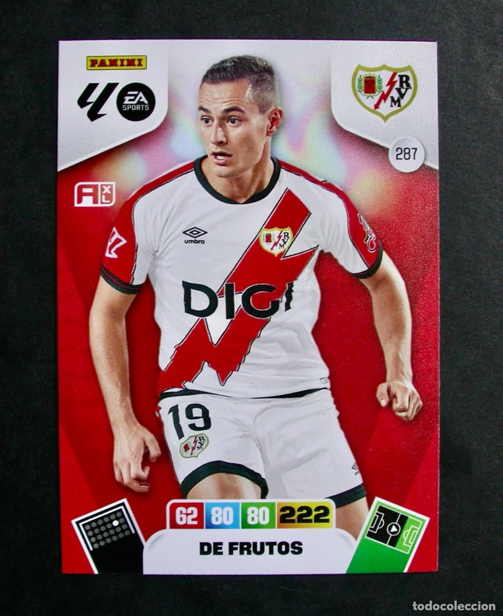 Cromos de f&uacute;tbol: 287 DE FRUTOS / RAYO VALLECANO / ADRENALYN XL LIGA 2025-2026 25-26 / PANINI