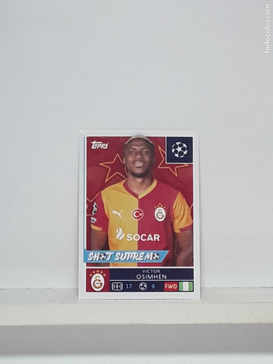 Cromos de f&uacute;tbol: CHAMPIONS STICKER 2025 2026 25 26 ALBUM TOPPS LEAGUE N 237 GARATASARAY VICTOR OSIMHEN