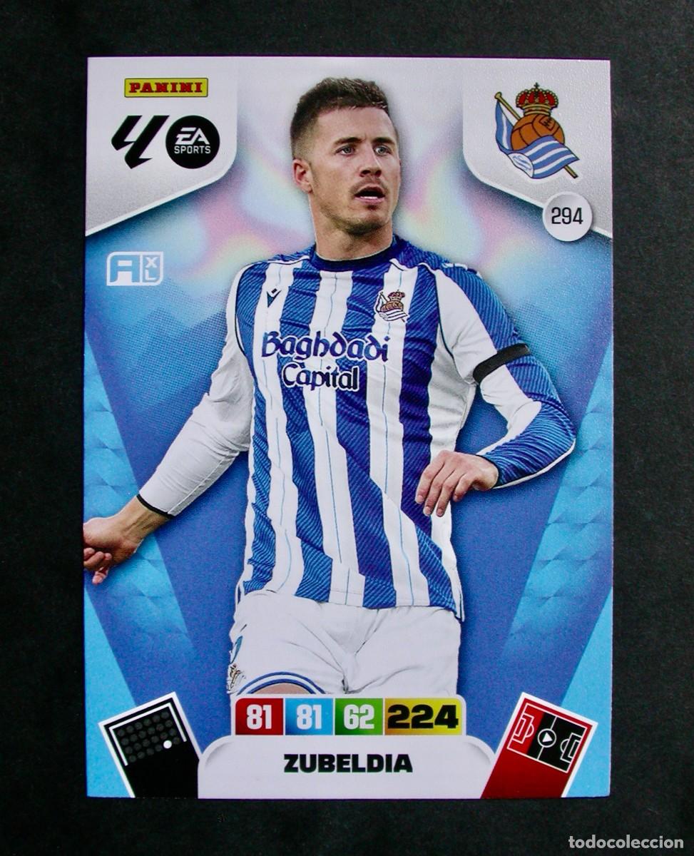 Football Stickers: 294 ZUBELDIA / REAL SOCIEDAD / ADRENALYN XL LIGA 2025-2026 25-26 / PANINI