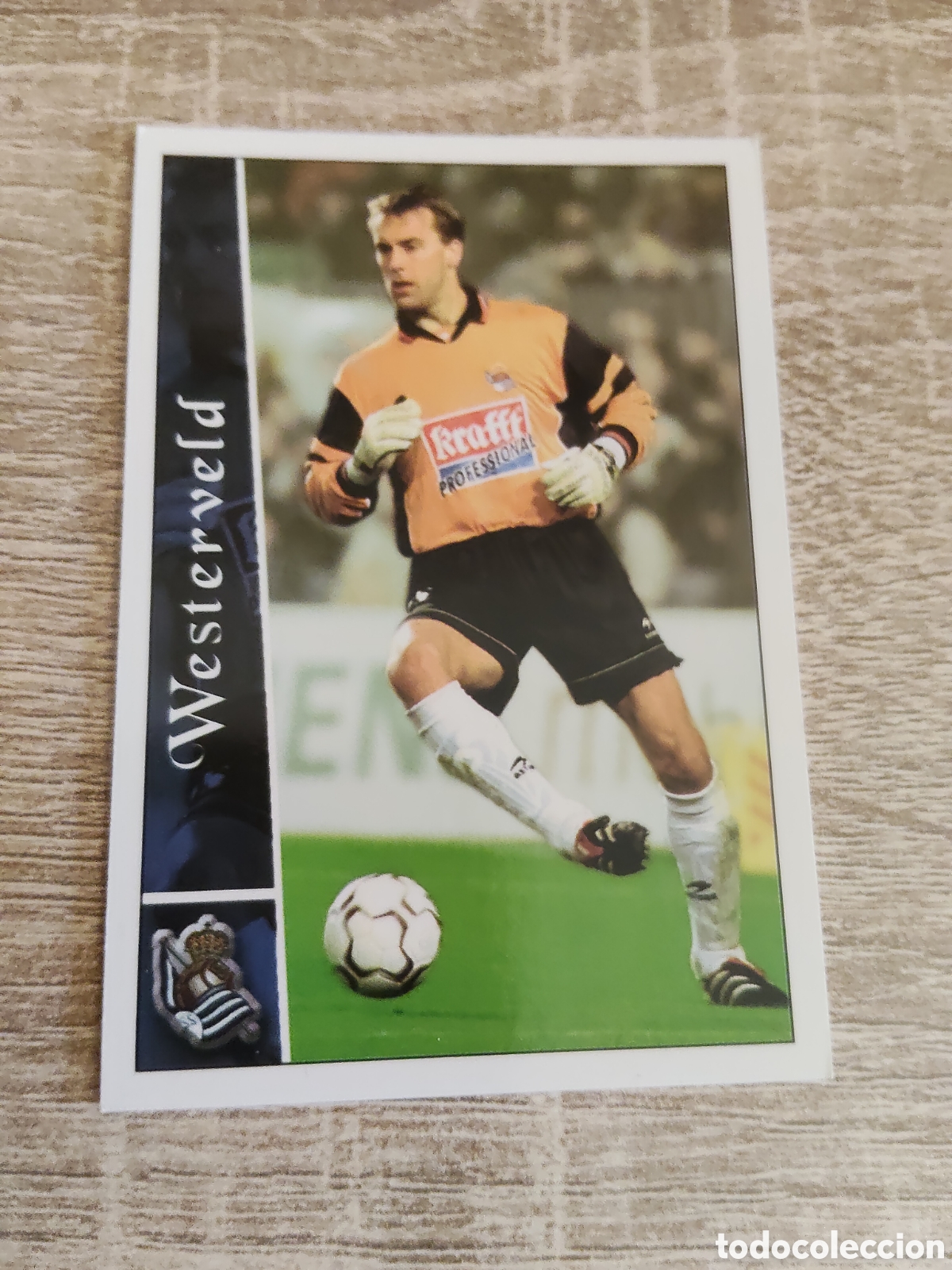 Football Stickers: Mundicromo las fichas de la liga 2003 329 Westerveld Real Sociedad