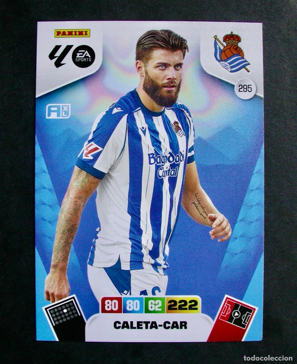 Football Stickers: 295 CALETA-CAR / REAL SOCIEDAD / ADRENALYN XL LIGA 2025-2026 25-26 / PANINI