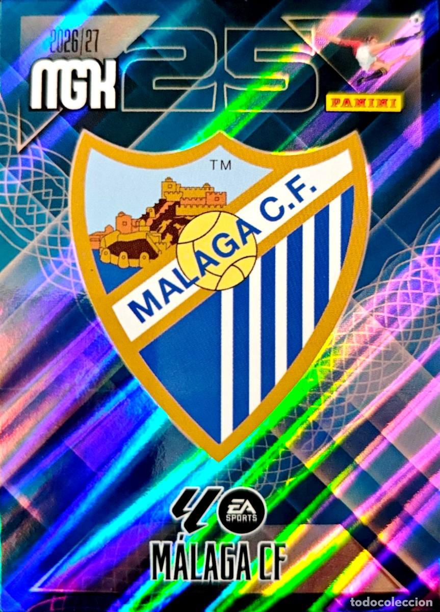Football Stickers: 235 Escudo - Malaga CF - PANINI Megacracks MGK 2026 2027 26 27