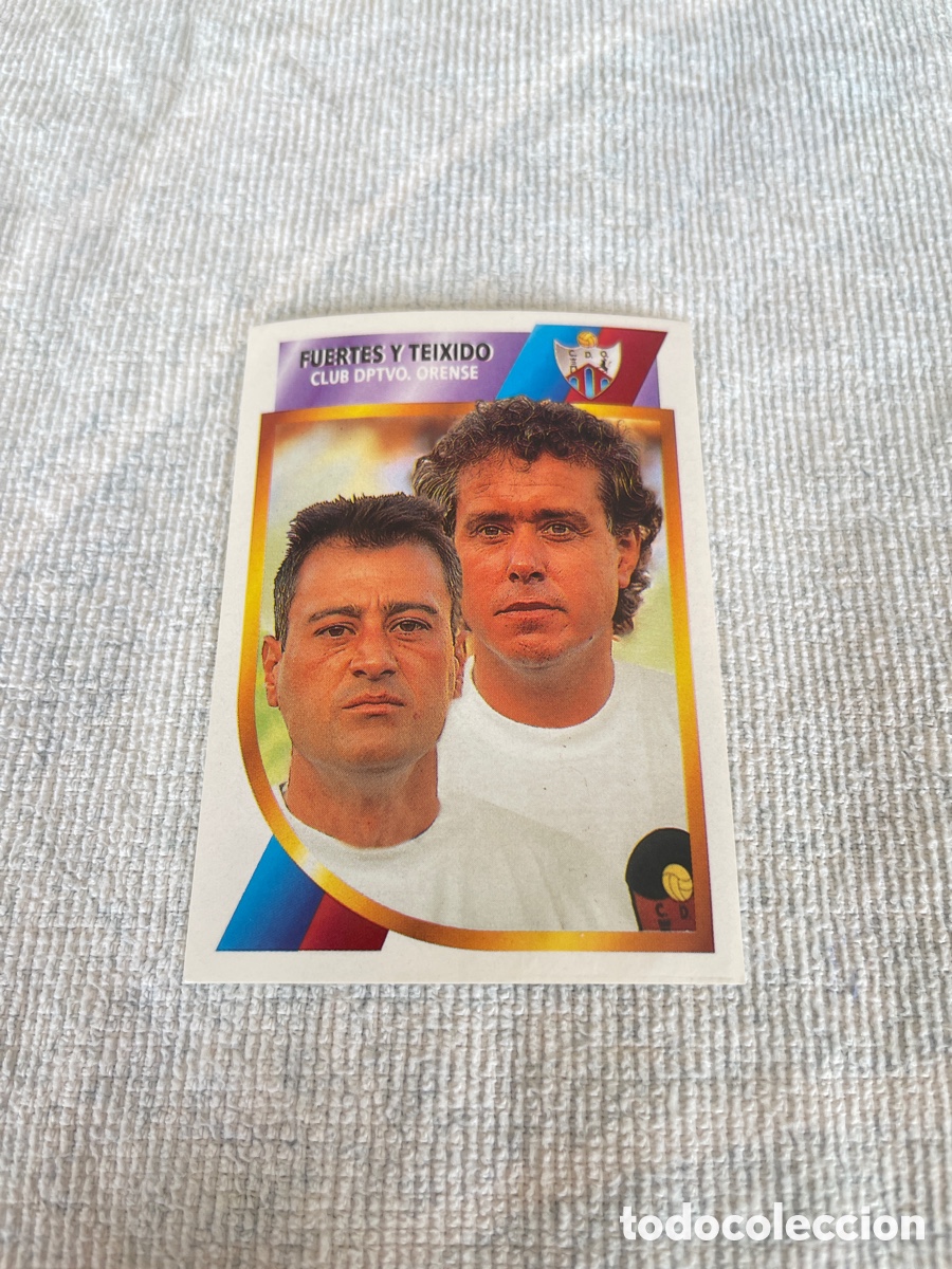 Cromos de f&uacute;tbol: FUTBOL 2&ordf;DIVISION LIGA 94-95 FUERTES Y TEIXIDO ORENSE Sin pegar