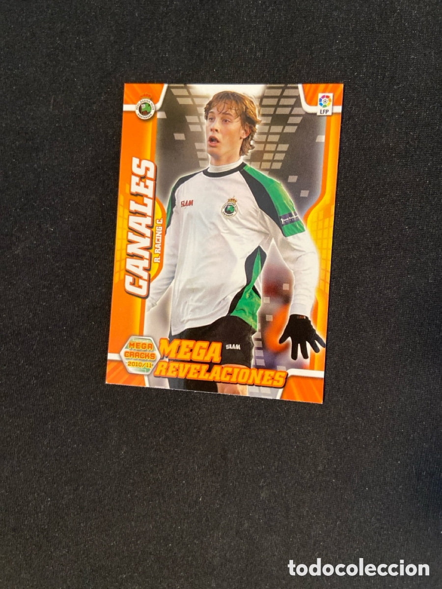 Cromos de f&uacute;tbol: CANALES 405 REVELACIONES (RACING SANTANDER) PANINI MEGACRACKS 2010-2011 10 11 CROMO CARTA M-6