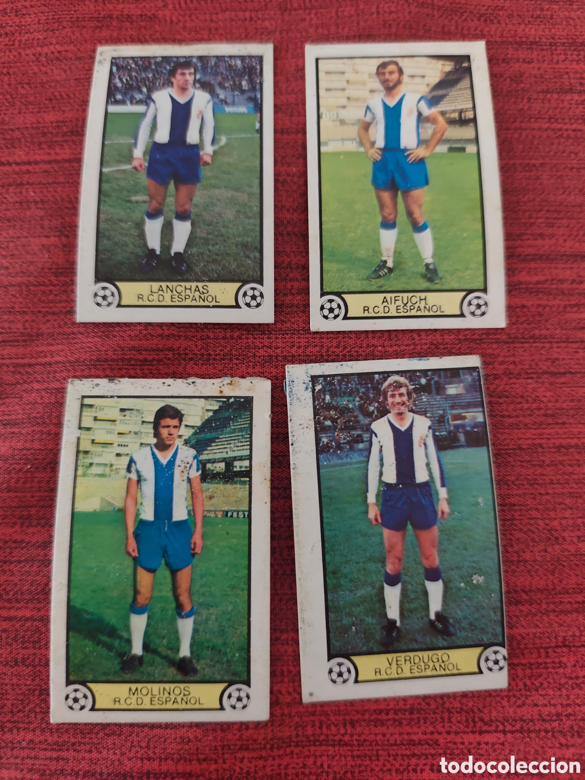 Cromos de f&uacute;tbol: 4 CROMOS ESPA&Ntilde;OL EDICIONES ESTE 1979 1980