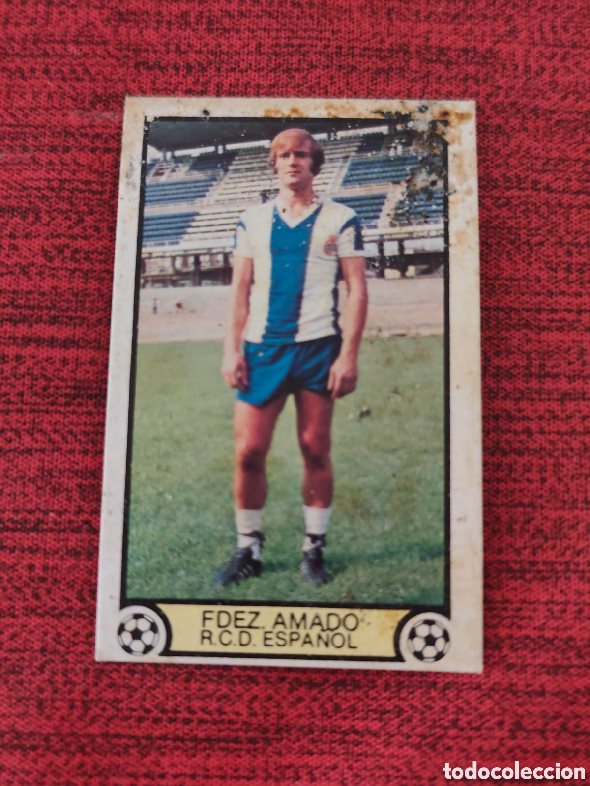 Cromos de f&uacute;tbol: FERN&Aacute;NDEZ AMADO ESPA&Ntilde;OL EDICIONES ESTE 1979 1980