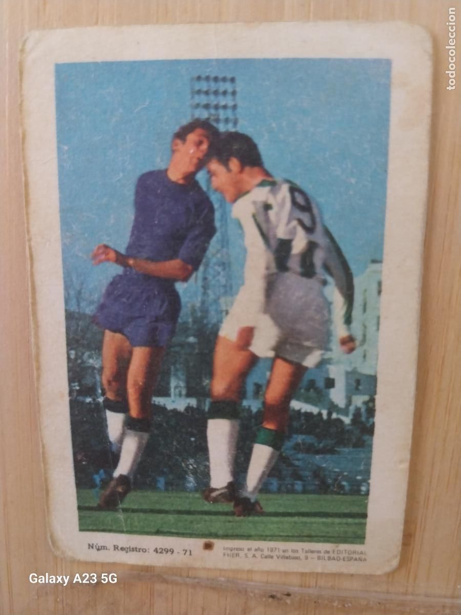 Cromos de f&uacute;tbol: CRUZ CARRASCOSA CORDOBA ED FHER LIGA 1971 72 71 CROMO ORIGINAL RECUPERADO