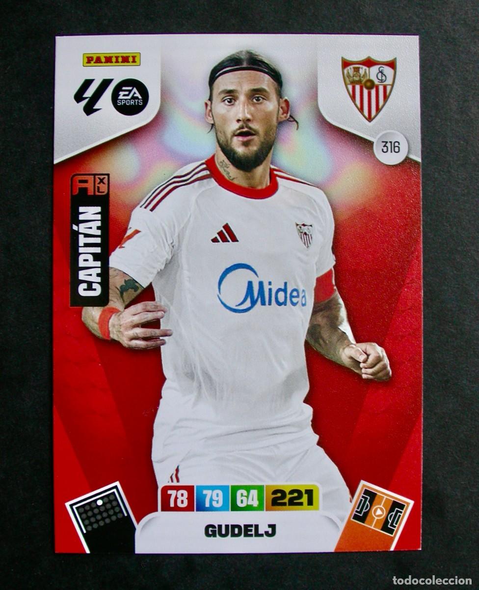 Cromos de f&uacute;tbol: 316 GUDELJ / SEVILLA / ADRENALYN XL LIGA 2025-2026 25-26 / PANINI