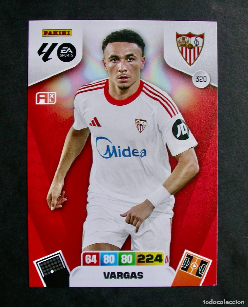 Football Stickers: 320 VARGAS / SEVILLA / ADRENALYN XL LIGA 2025-2026 25-26 / PANINI