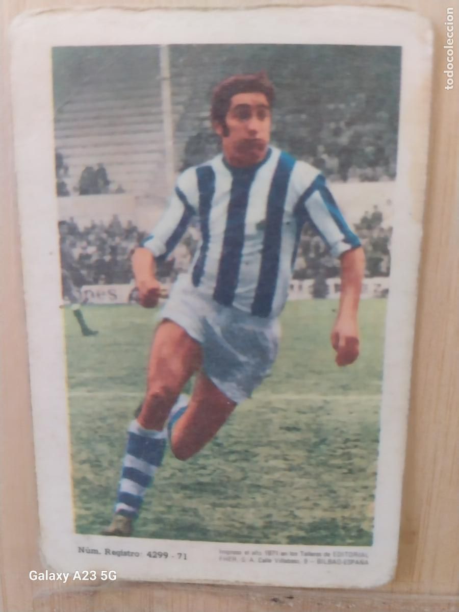 Cromos de f&uacute;tbol: URTIAGA REAL SOCIEDAD ED FHER LIGA 1971 72 71 CROMO ORIGINAL RECUPERADO