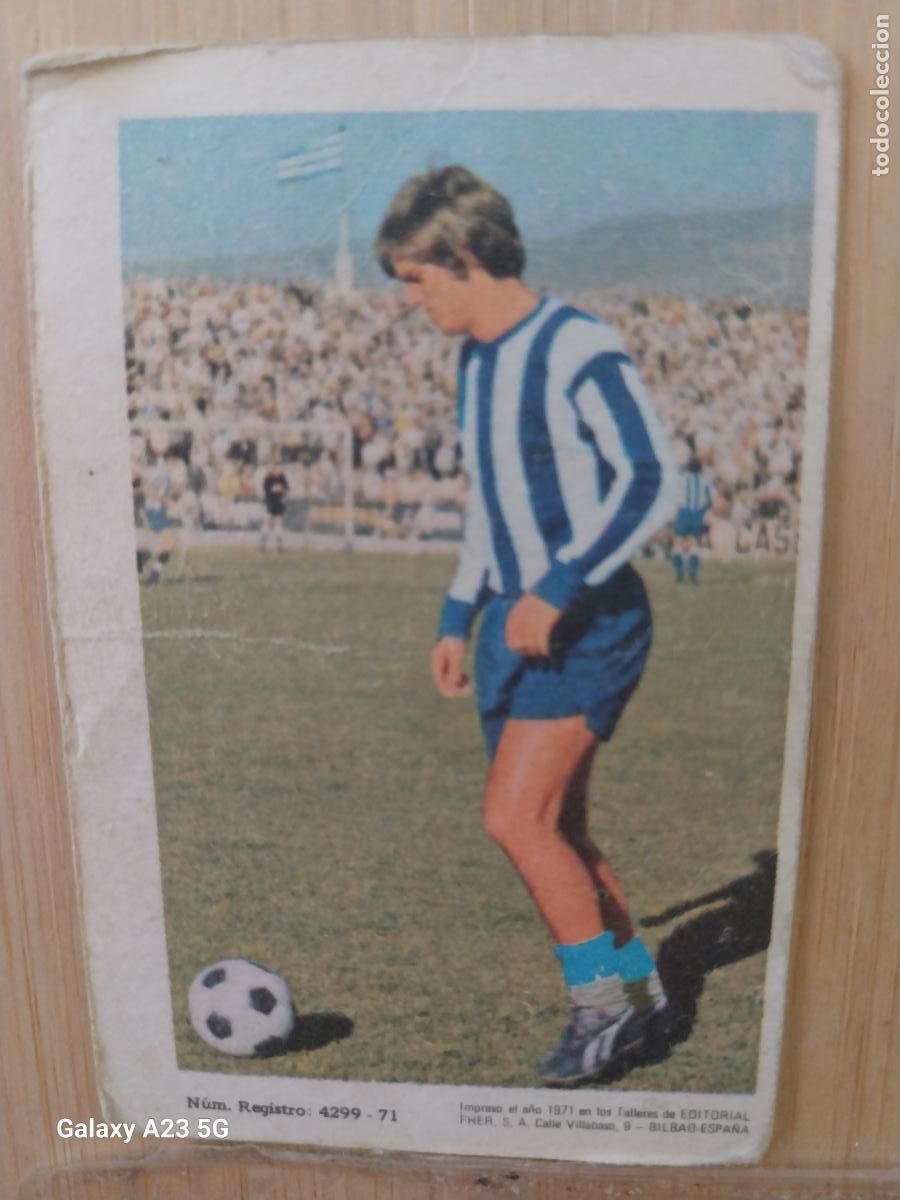 Cromos de f&uacute;tbol: PONS MALAGA ED FHER LIGA 1971 72 71 CROMO ORIGINAL RECUPERADO