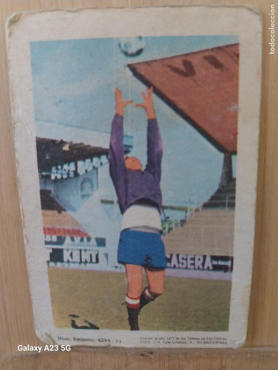 Cromos de f&uacute;tbol: CASTRO GIJON ED FHER LIGA 1971 72 71 CROMO ORIGINAL RECUPERADO