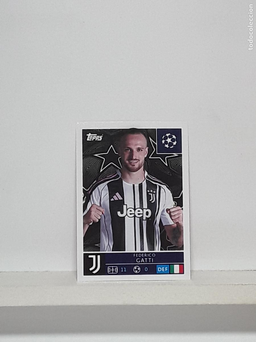 Cromos de f&uacute;tbol: CHAMPIONS STICKER 2025 2026 25 26 ALBUM TOPPS LEAGUE N 241 JUVENTUS FEDERICO GATTI