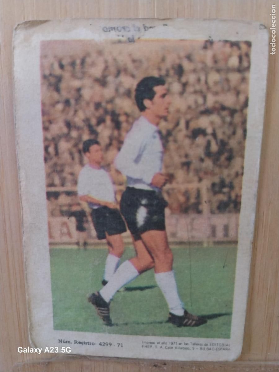 Cromos de f&uacute;tbol: ALCORTA BURGOS ED FHER LIGA 1971 72 71 CROMO ORIGINAL RECUPERADO