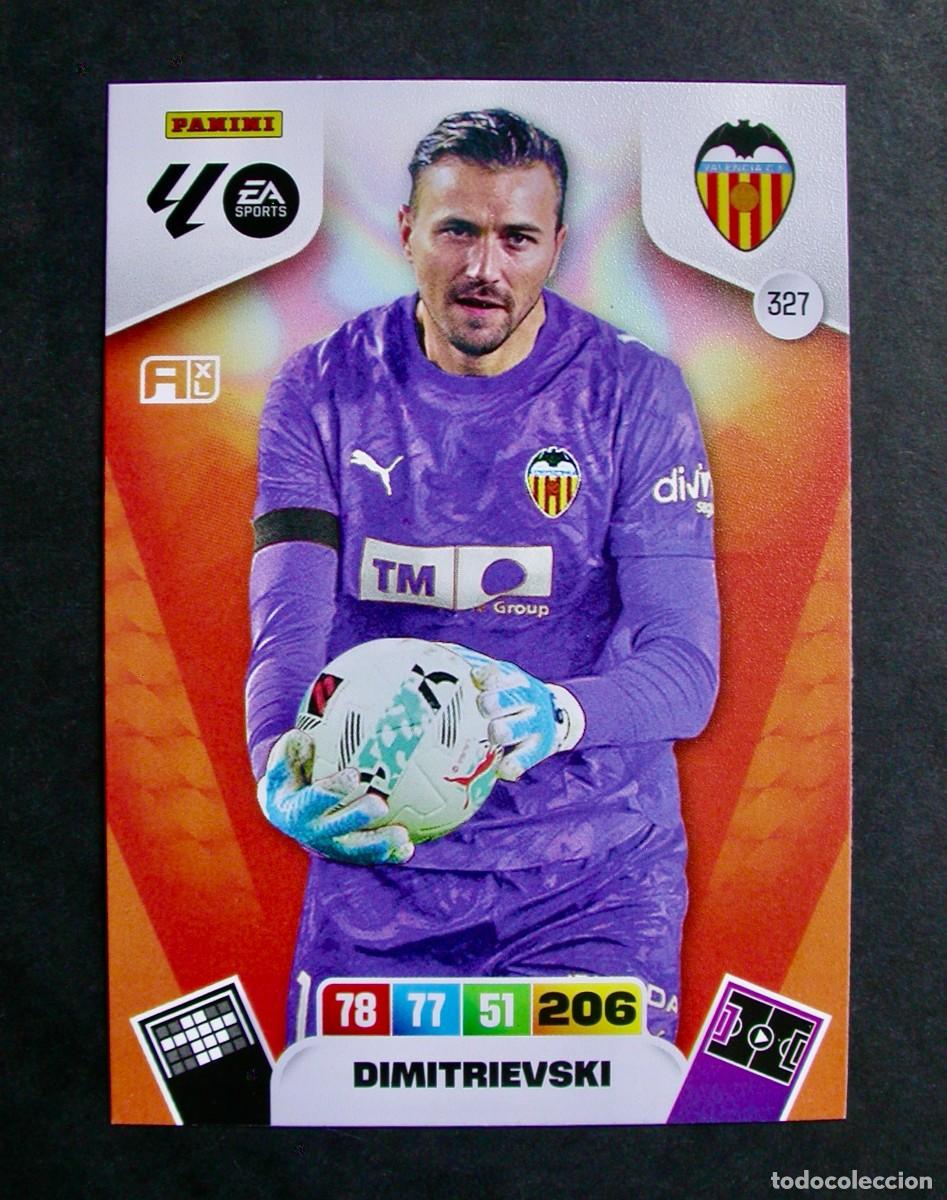 Cromos de f&uacute;tbol: 327 DIMITRIEVSKI / VALENCIA / ADRENALYN XL LIGA 2025-2026 25-26 / PANINI
