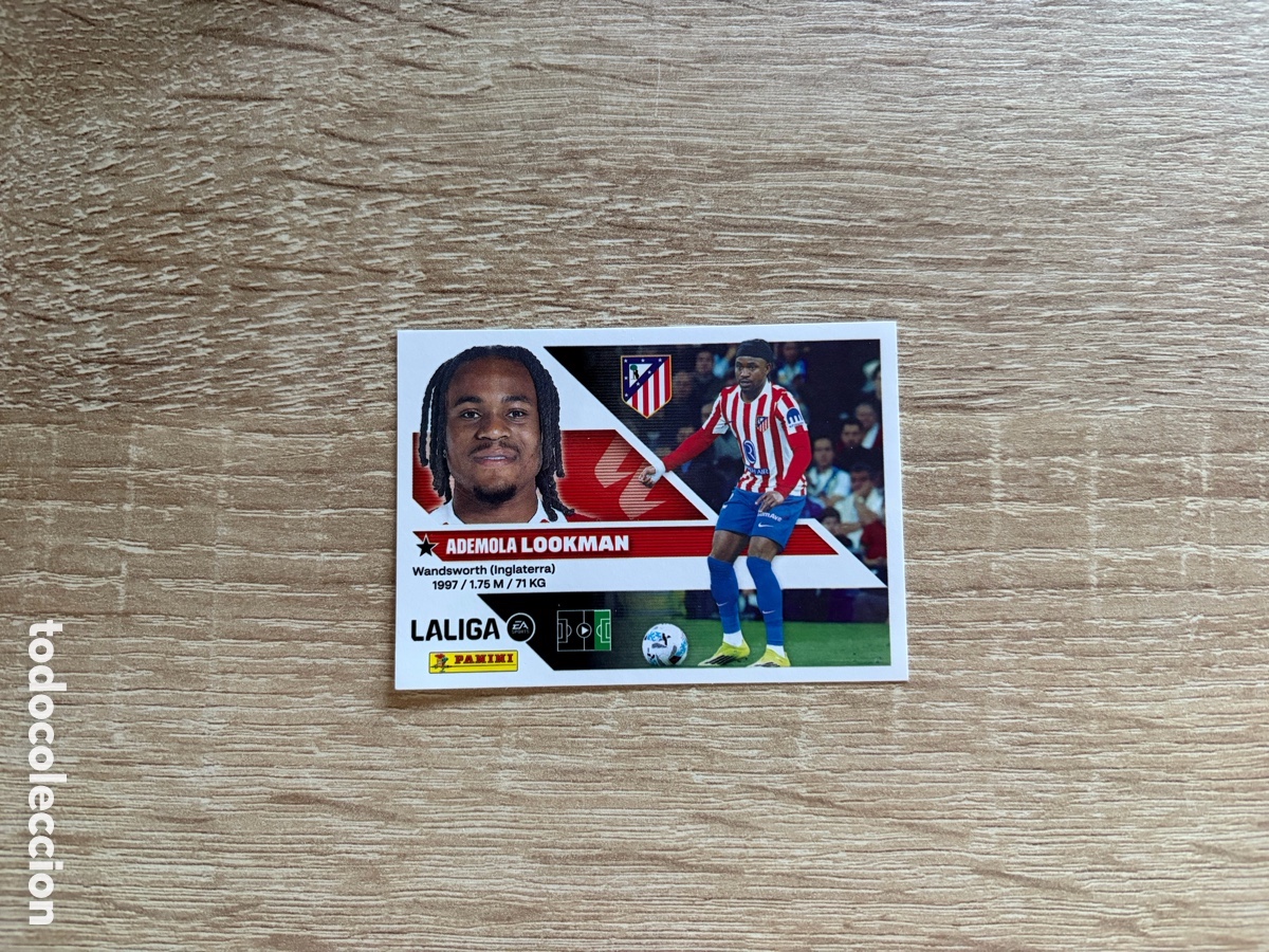 Cromos de f&uacute;tbol: 18 LOOKMAN LIGA ESTE EDICIONES ESTE 2026 2027 26 27 ATL&Eacute;TICO DE MADRID