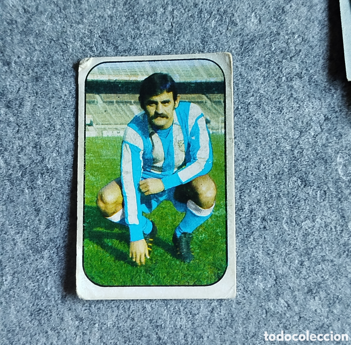 Cromos de f&uacute;tbol: SIN PEGAR &Uacute;LTIMOS FICHAJES 18 LAGUNA MALAGA 76 77 1976 1977 ESTE CROMO NUNCA PEGADO FICHAJE