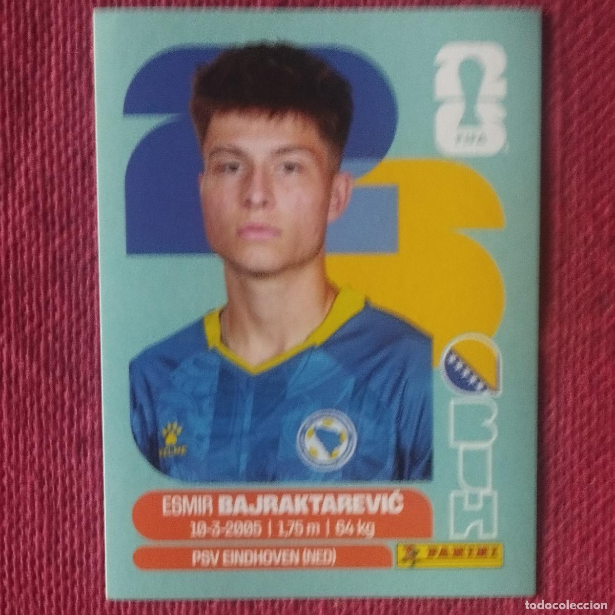 Cromos de f&uacute;tbol: ESMIR BAJRAKTAREVIC - BIH 15 - BOSNIA HERZEGOVINA - MUNDIAL DE FUTBOL - FIFA WORLD CUP 2026