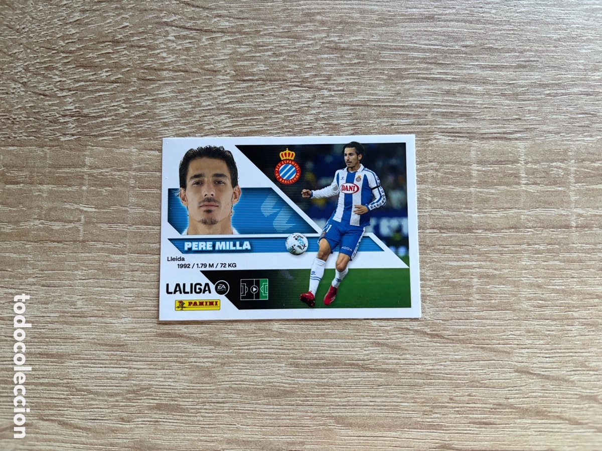 Cromos de f&uacute;tbol: 17 PERE MILLA LIGA ESTE EDICIONES ESTE 2026 2027 26 27 ESPANYOL ESPA&Ntilde;OL