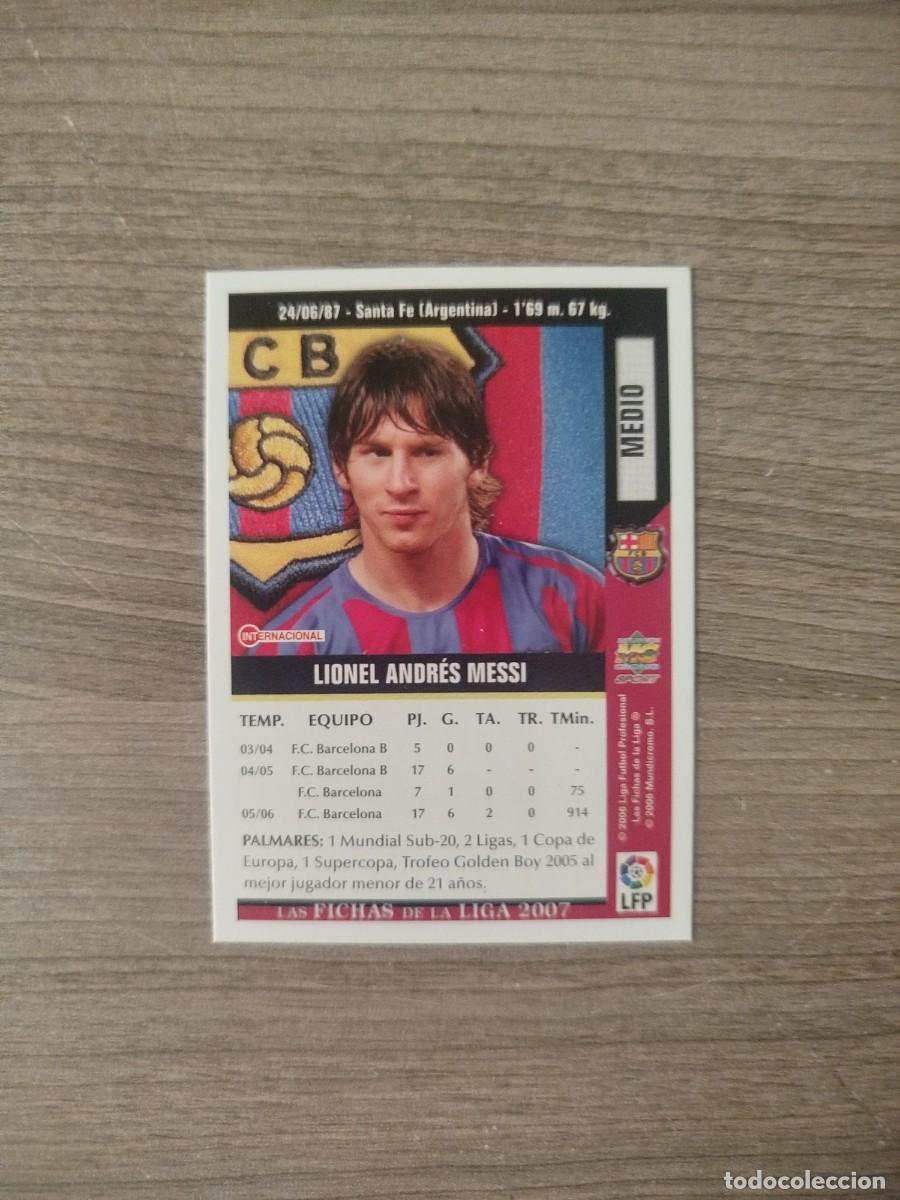 Cromos de f&uacute;tbol: Mundicromo 2006/07.F.C.Barcelona.Messi (N 19).