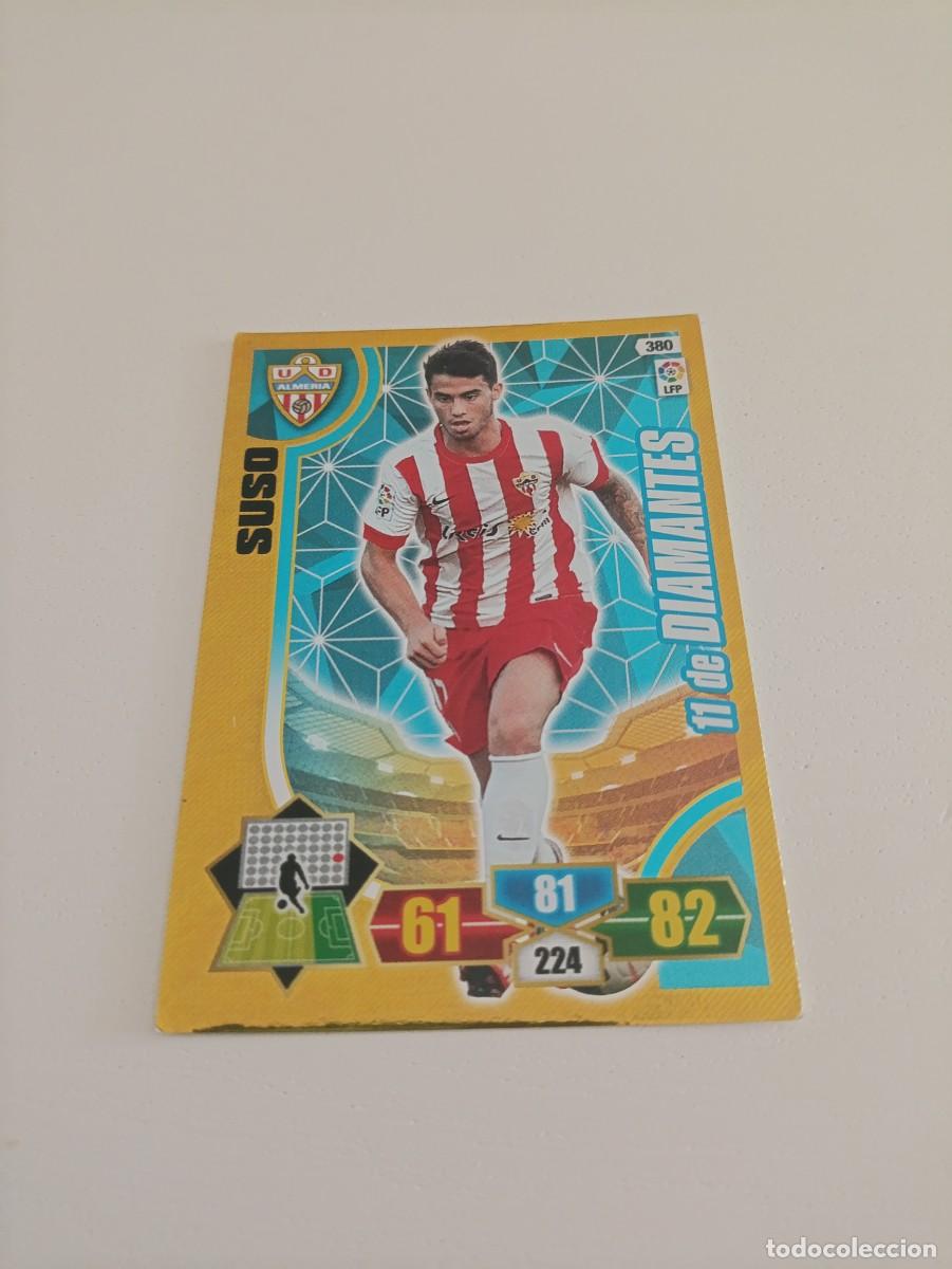 Cromos de Futebol: Adrenalyn 2013/14 Suso Almer&iacute;a,11 de diamantes