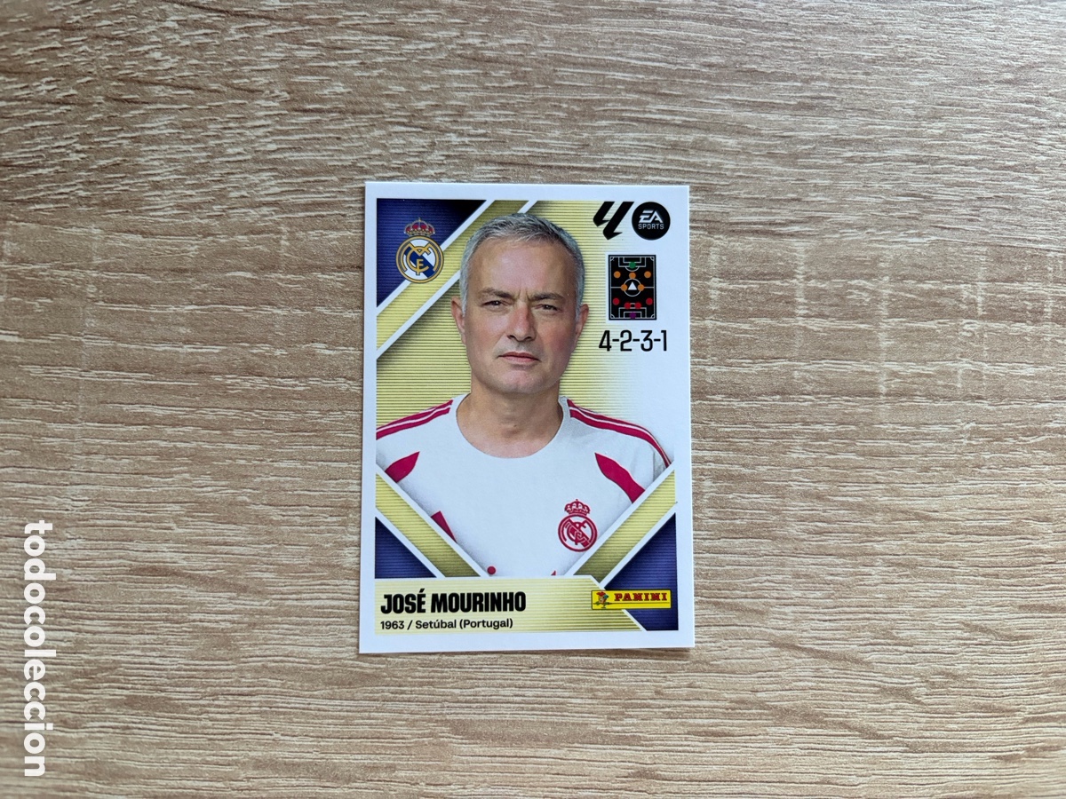 Cromos de Futebol: 2 JOS&Eacute; MOURINHO THE SPECIAL ONE LIGA ESTE EDICIONES ESTE 2026 2027 26 27 REAL MADRID