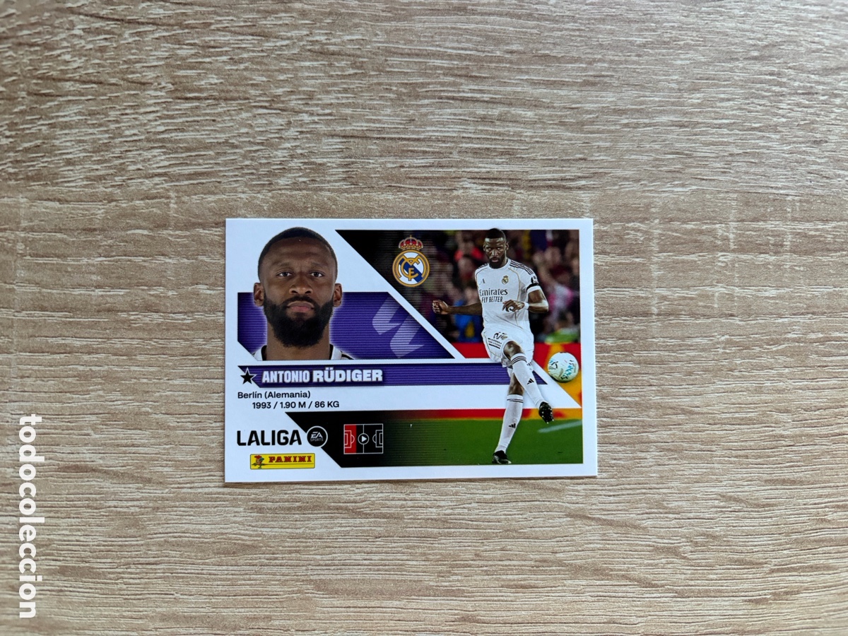 Cromos de Futebol: 8 RUDIGER LIGA ESTE EDICIONES ESTE 2026 2027 26 27 REAL MADRID