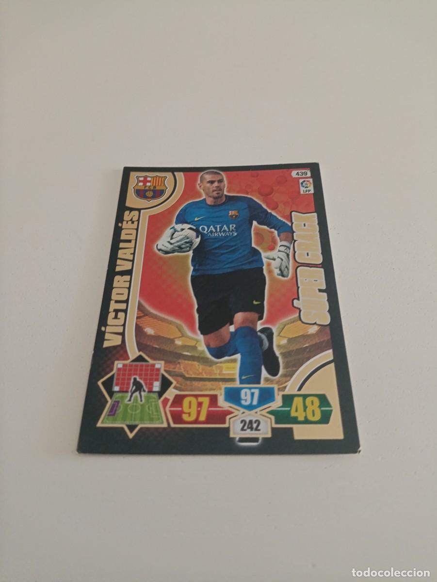 Cromos de Futebol: Adrenalyn 2013/14 V&iacute;ctor Vald&eacute;s Barcelona S&uacute;per Crack