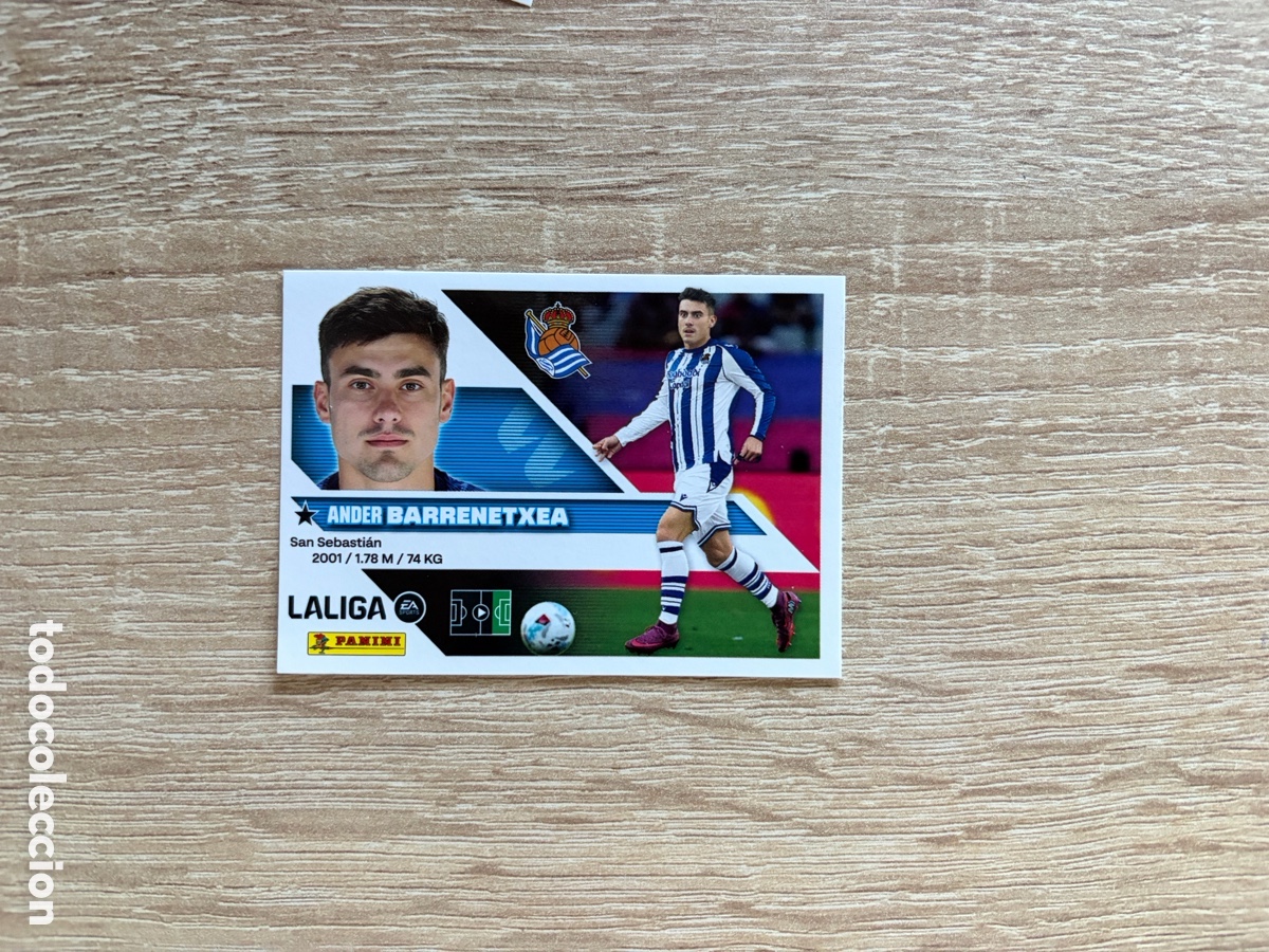 Cromos de f&uacute;tbol: 16 BARRENETXEA LIGA ESTE EDICIONES ESTE 2026 2027 26 27 REAL SOCIEDAD