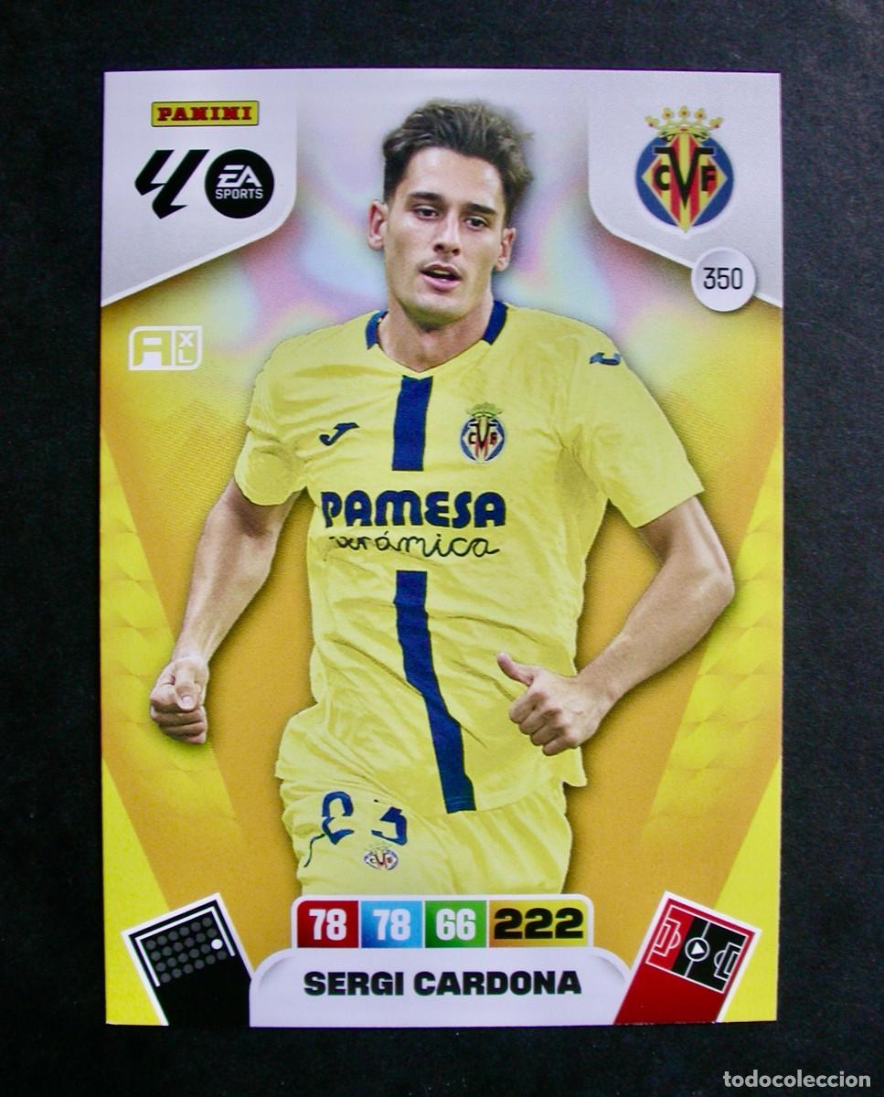 Cromos de f&uacute;tbol: 350 SERGI CARDONA / VILLARREAL / ADRENALYN XL LIGA 2025-2026 25-26 / PANINI