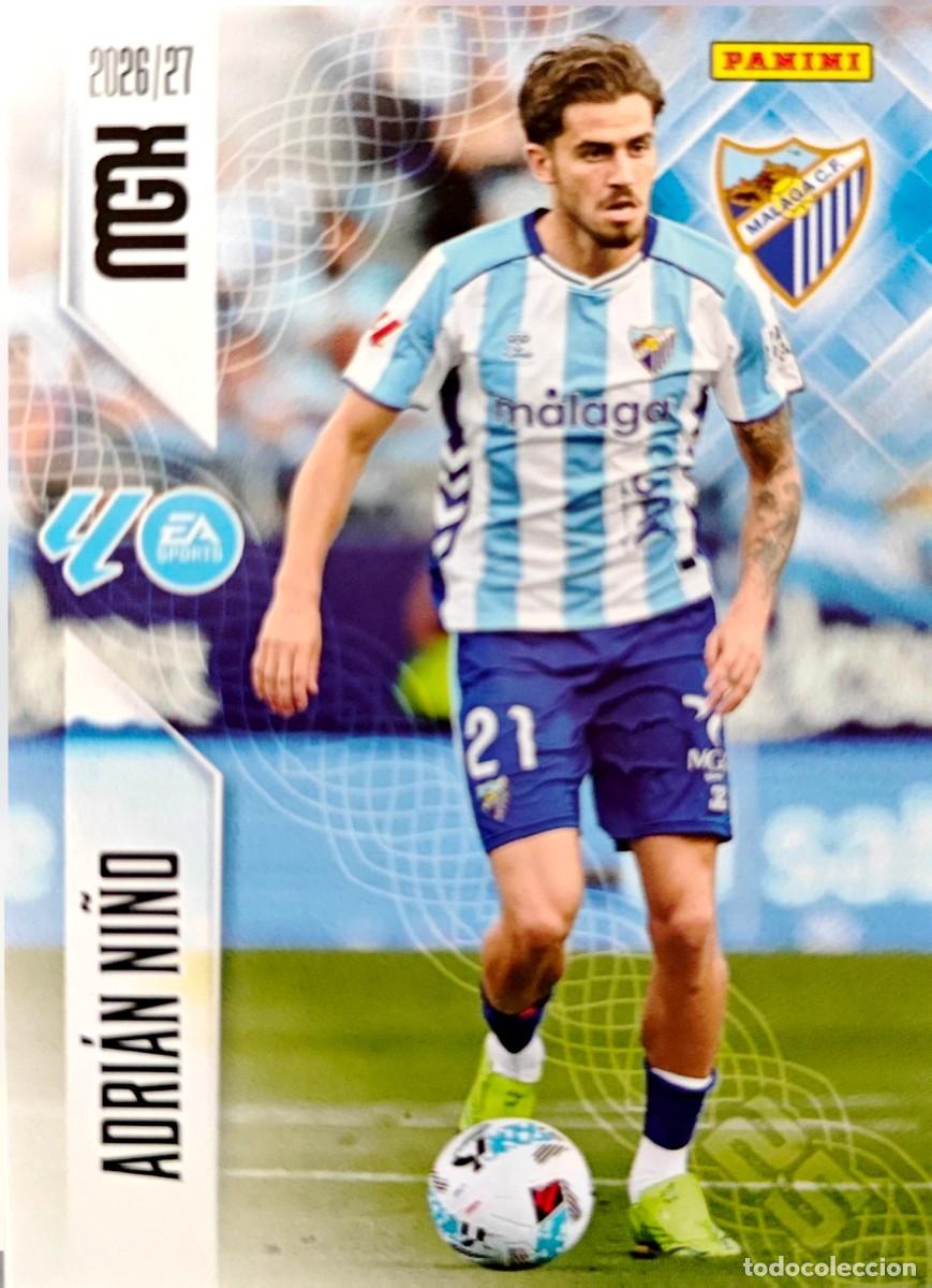 Cromos de f&uacute;tbol: 250 Adrian Ni&ntilde;o - Malaga CF - PANINI Megacracks MGK 2026 2027 26 27