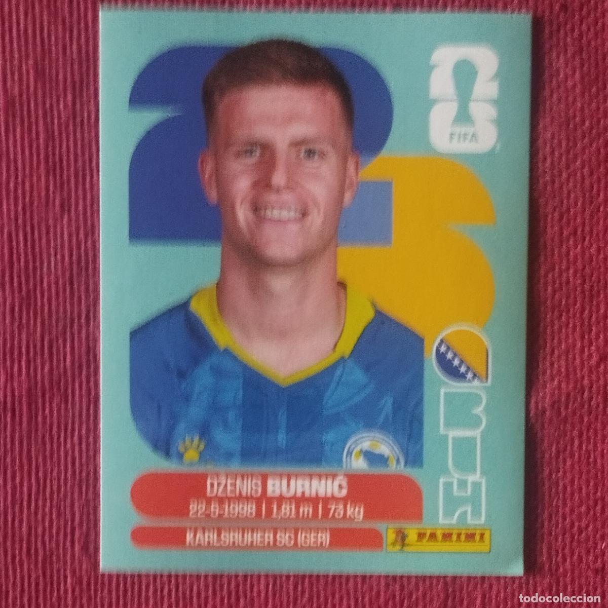 Cromos de f&uacute;tbol: DZENIS BURNIC - BIH 14 - BOSNIA HERZEGOVINA - MUNDIAL DE FUTBOL - FIFA WORLD CUP 2026