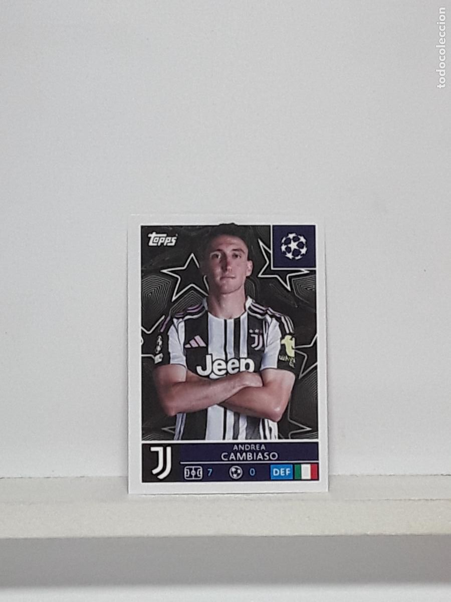 Cromos de f&uacute;tbol: CHAMPIONS STICKER 2025 2026 25 26 ALBUM TOPPS LEAGUE N 242 JUVENTUS ANDREA CAMBIASO