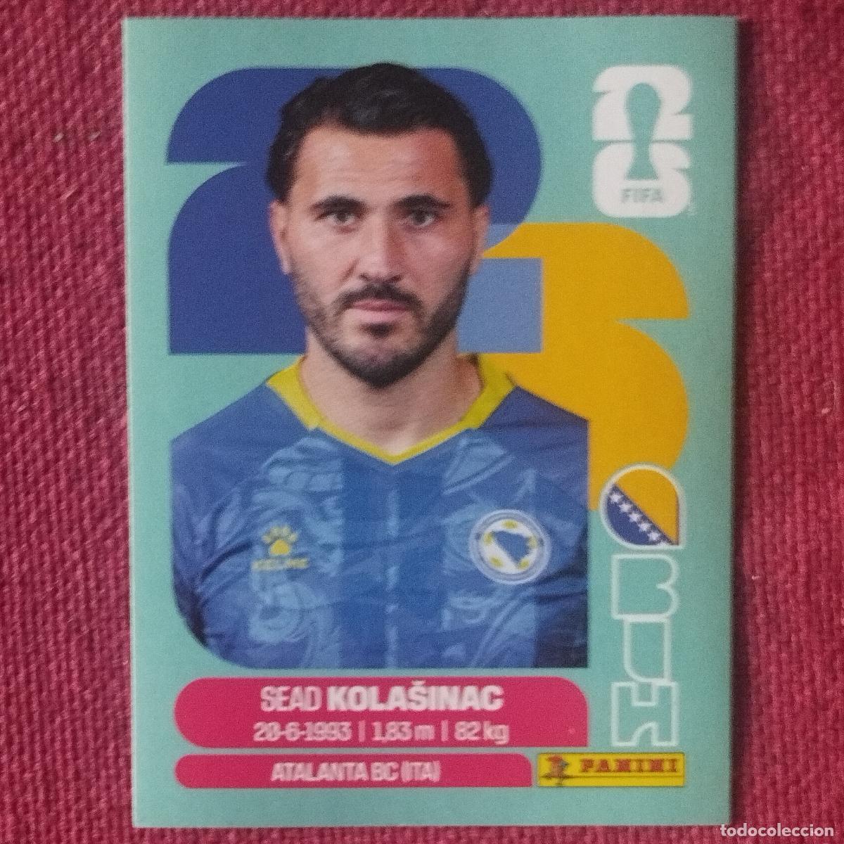 Cromos de f&uacute;tbol: SEAD KOLASINAC - BIH 4 - BOSNIA HERZEGOVINA - MUNDIAL DE FUTBOL - FIFA WORLD CUP 2026