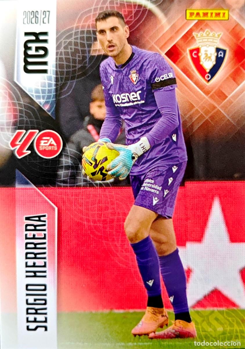 Cromos de f&uacute;tbol: 254 Sergio Herrera - CA Osasuna - PANINI Megacracks MGK 2026 2027 26 27